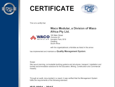 ISO 9001-2015 Certificate